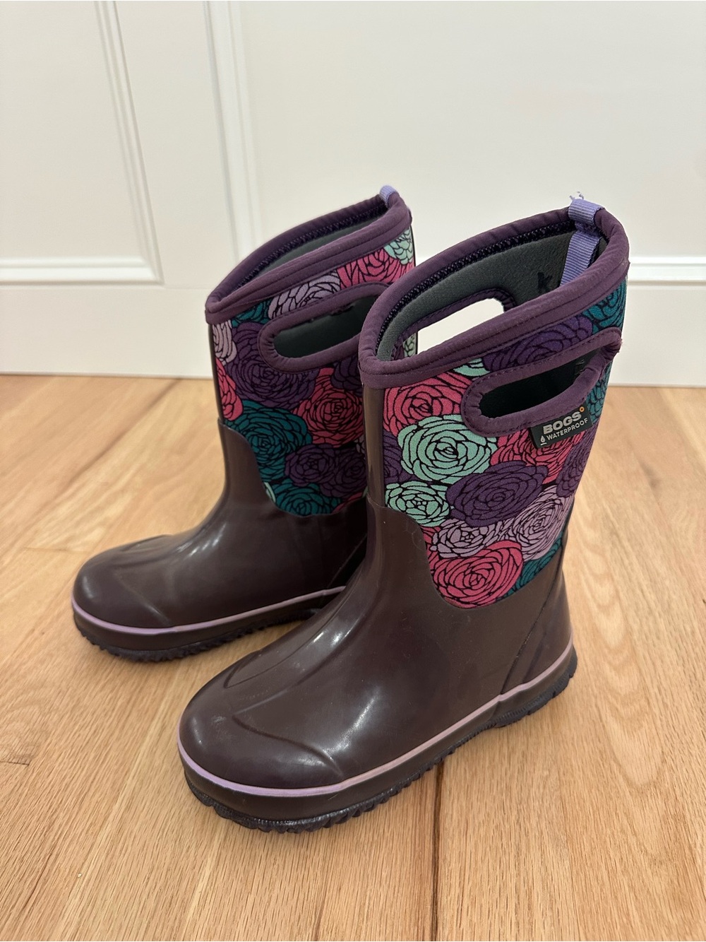 Bog boots, insulated, girl size 2